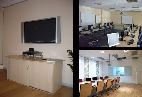 Systems Integration, Projection systems, Video conferencing, Plasma, Projection screens, Installation
